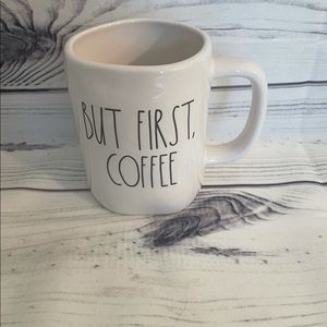 New Rae Dunn But First Coffee, Coffee Mug